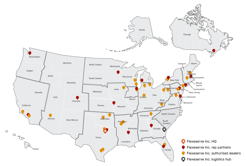 Conrad will support Flexeserve Inc.'s growing network of independent rep partners, distributors and authorized dealers.