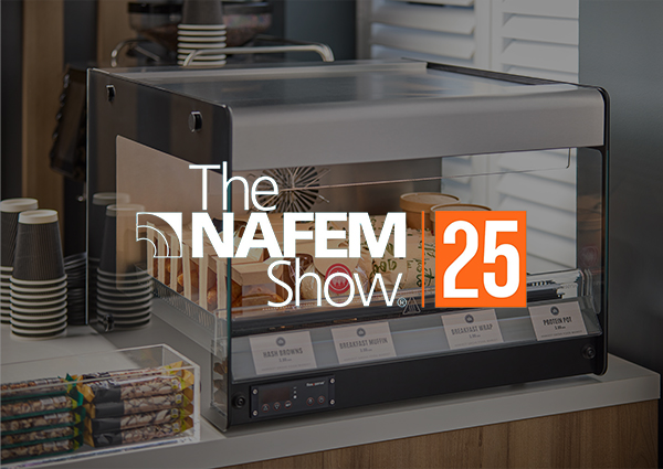 Flexeserve exhibits its full range of food-to-go hot-holding units at the NAFEM Show 2025